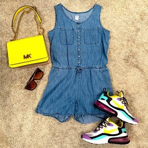 Gap Denim Romper (Big Kids)